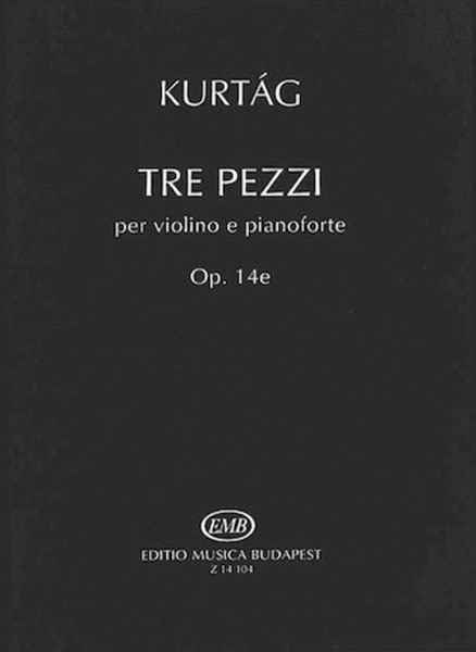 Three Pezzi, Op. 14e